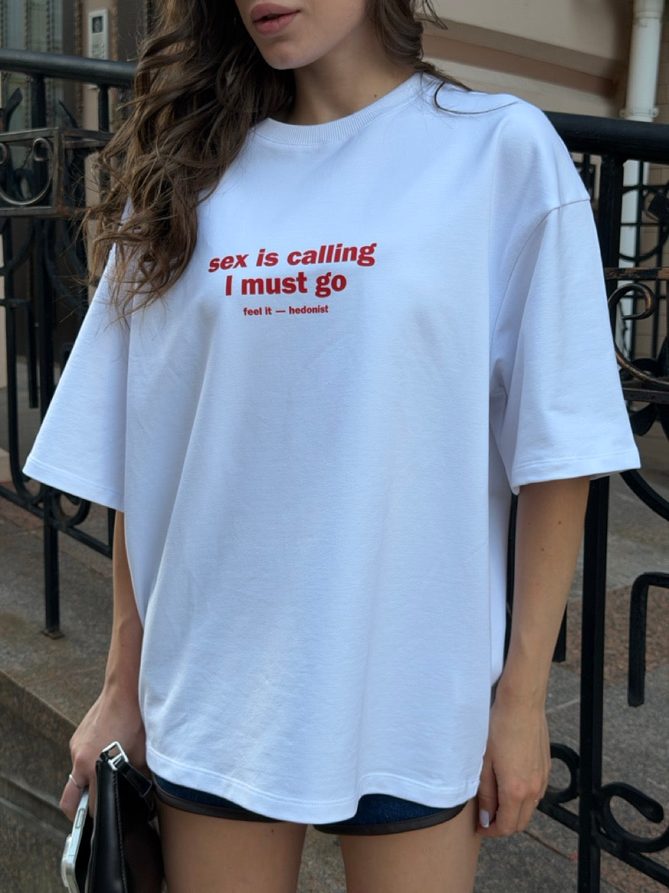 T-shirt "Sex is calling"
