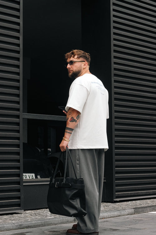 Pants GRAY "Structure Wide"