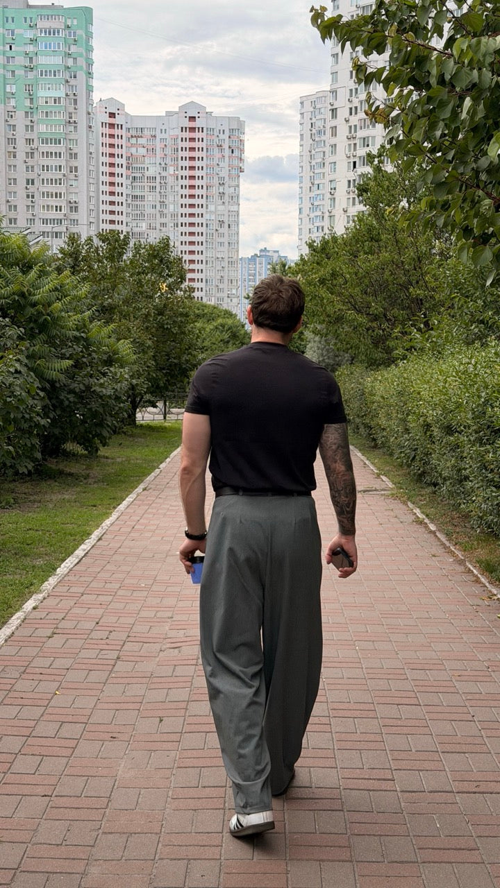 Брюки GRAY "Structure Wide"  · широкий крій
