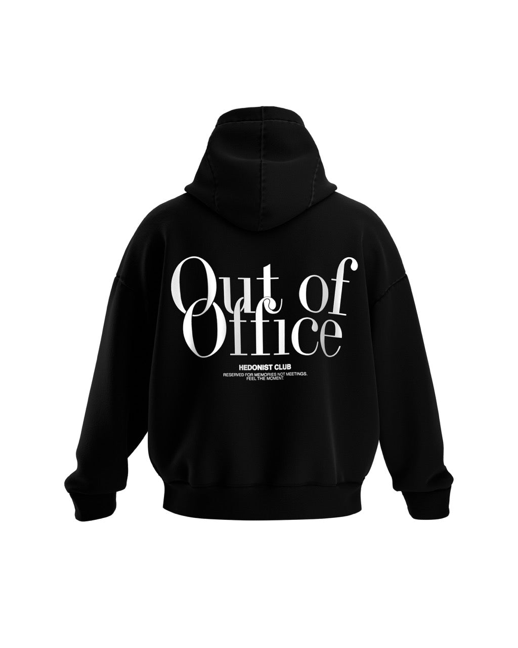 Худі "Office" · оверсайз, 480 г/м², 100% бавовна · Чорна