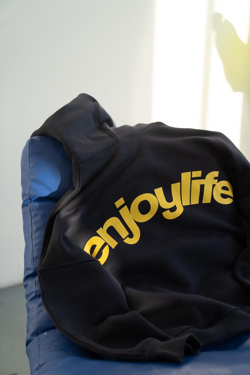 Худі "Enjoy Life" · оверсайз, 480 г/м², 100% бавовна  · жіноча