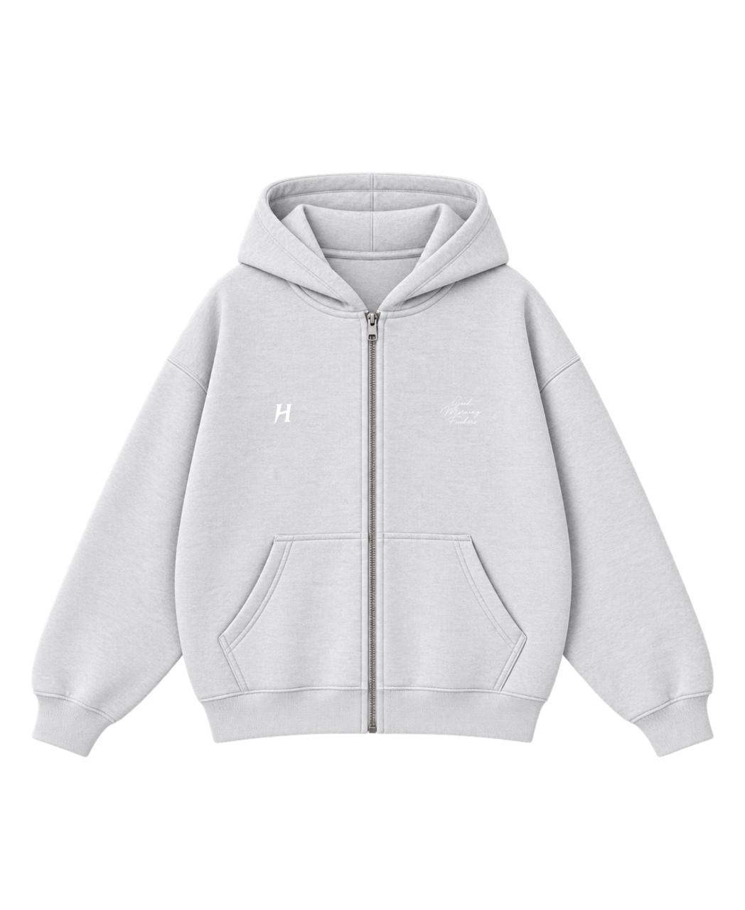 Women's Zip-Up Hoodie "Out Of Office"