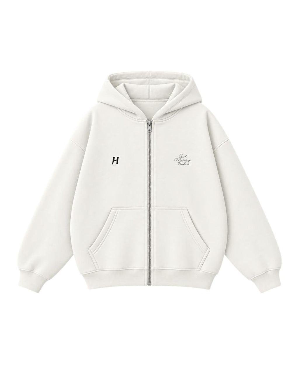 Women's Zip-Up Hoodie "Out Of Office"