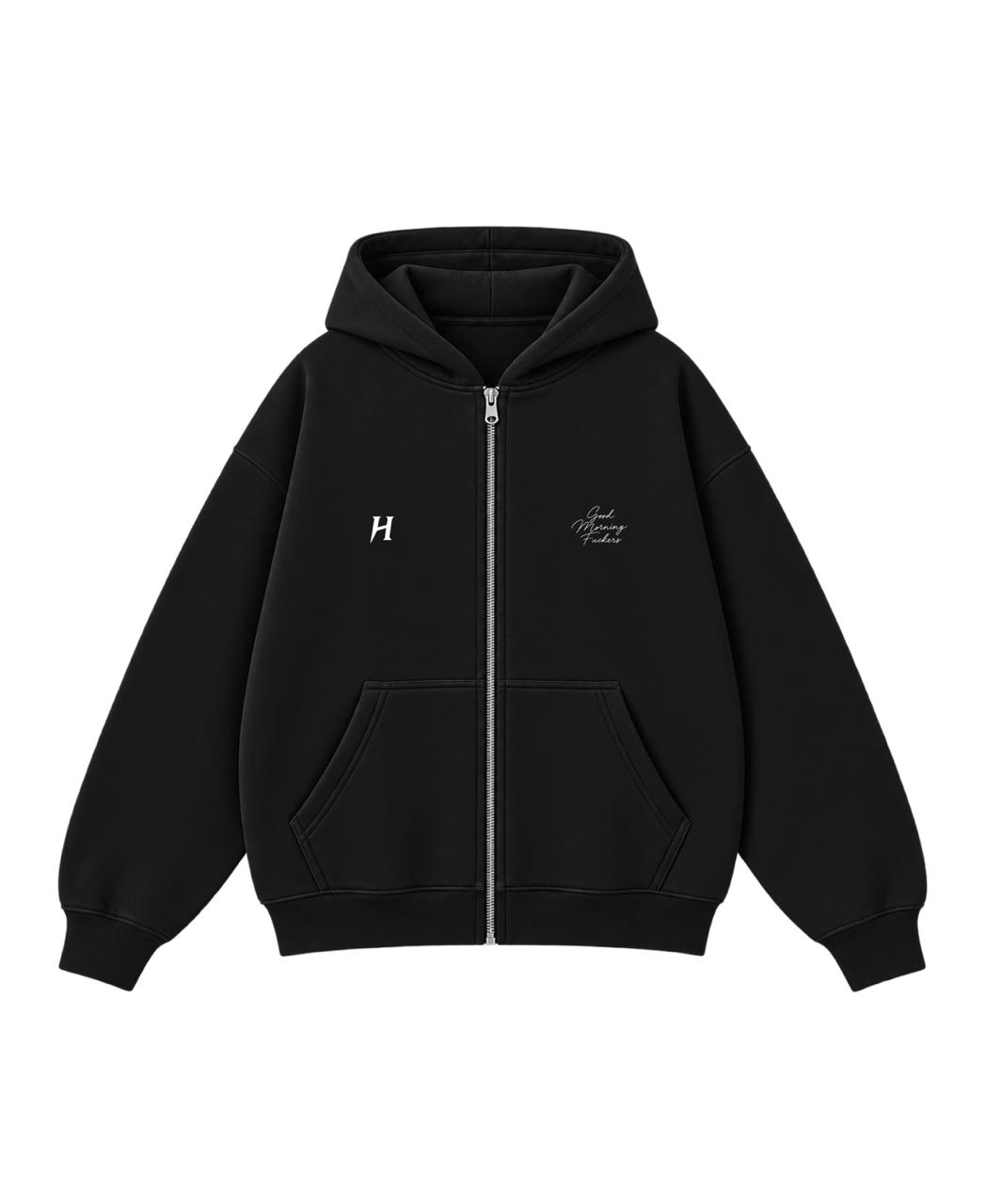 Women's Zip-Up Hoodie "Out Of Office"